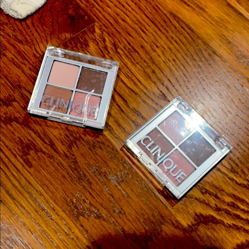 Two New and sealed Clinique 4 Pice set eyeshadow
